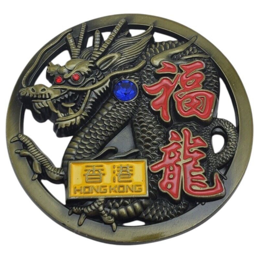Hongkong Refrigerator Fridge Magnet Souvenir Travel Tourist‎ Gift Chinese Dragon